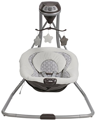 Graco Simple Sway Baby Swing | 2 Speed Vibration, Abbington