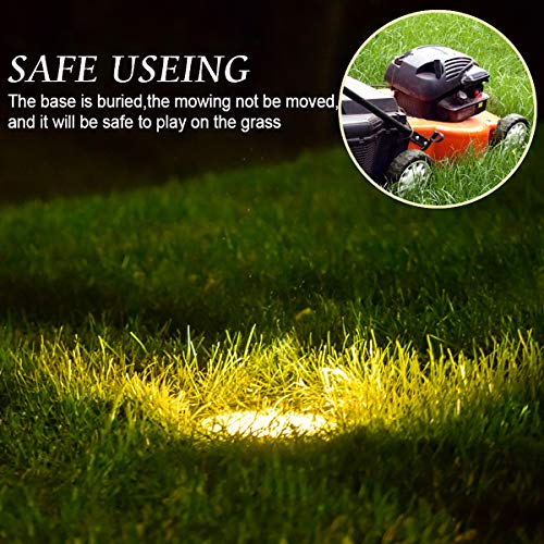 GIGALUMI Solar Ground Lights - Outdoor Garden Lighting
