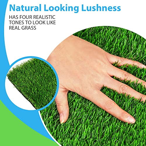 4 Tone Artificial Grass Turf for Dogs- 2.84 sq ft