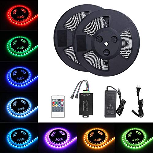65.6ft Waterproof RGB LED Strip Light Kit