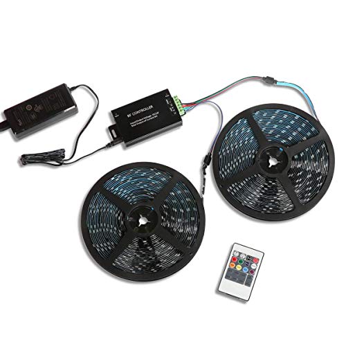 65.6ft Waterproof RGB LED Strip Light Kit