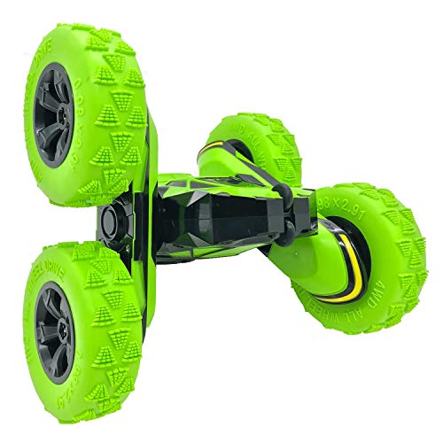 Threeking Rc Cars Outside Toys for Kids Ages 6+ Outdoor Indoor Toys Birthday Gift Present 1/28 4WD 2.4Ghz Rechargeable Remote Control Car Rc Stunt Car