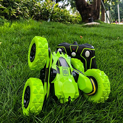 Threeking Rc Cars Outside Toys for Kids Ages 6+ Outdoor Indoor Toys Birthday Gift Present 1/28 4WD 2.4Ghz Rechargeable Remote Control Car Rc Stunt Car