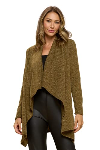 RENEEC. Women's Open Front Long Sleeve Warm Knit Chunky Winter Outwear Cardigan Sweater