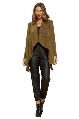 RENEEC. Women's Open Front Long Sleeve Warm Knit Chunky Winter Outwear Cardigan Sweater