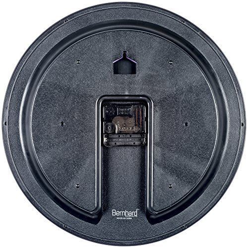 Large 13-Inch Black Wall Clock for Home and Pet