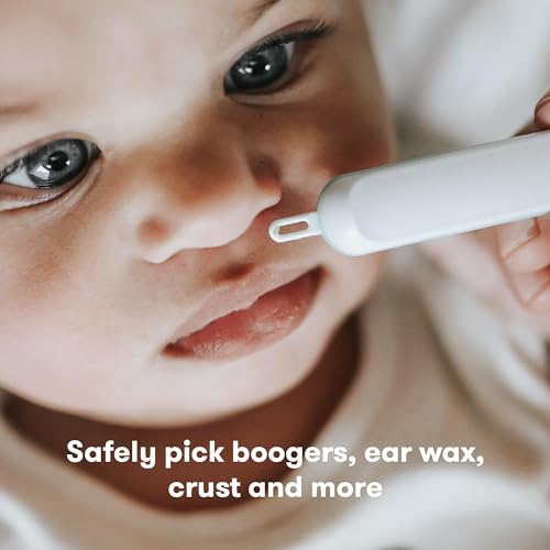 FridaBaby 3-in-1 Nose, Nail + Ear Picker by Frida Baby The Makers of NoseFrida The SnotSucker, Safely Clean Baby's Boogers, Ear Wax & More
