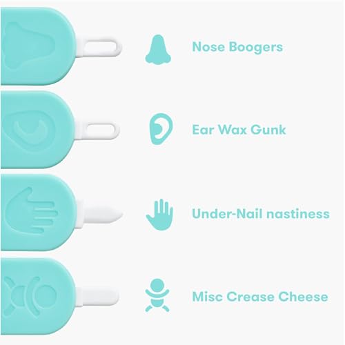 FridaBaby 3-in-1 Nose, Nail + Ear Picker by Frida Baby The Makers of NoseFrida The SnotSucker, Safely Clean Baby's Boogers, Ear Wax & More