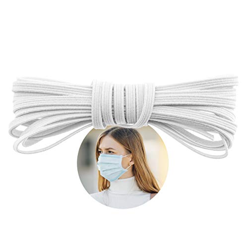Stretchy White Elastic Band for Sewing - 20 Yards