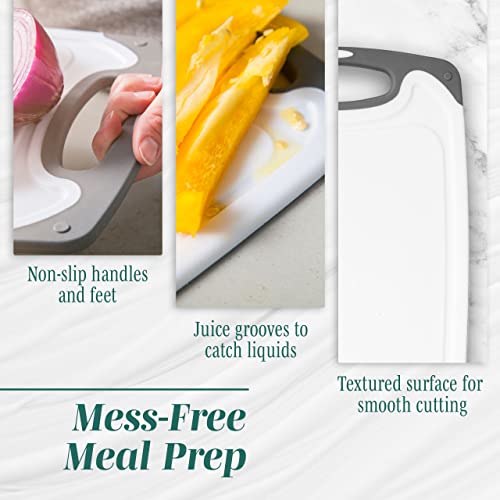 HOMWE Kitchen Cutting Boards - 3-Pack, Various Sizes