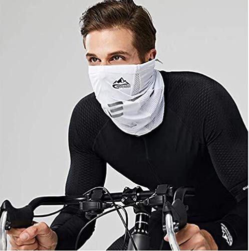 VOCALOL Summer UV Protection Balaclava Neck Gaiter (White)