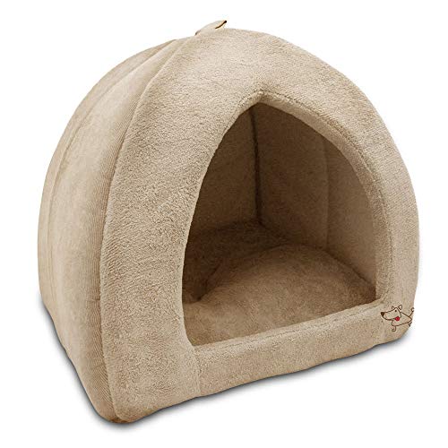 Best Pet Supplies Best Pet SuppliesPet Tent-Soft Bed for Dog & Cat, Inc, Inc. - Tan, 19" x H: 19"