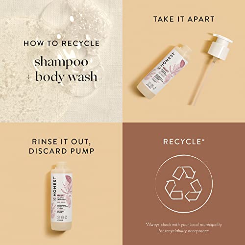 The Honest Company Gently Nourishing Shampoo & Body Wash, Sweet Almond, 10 Fl Oz