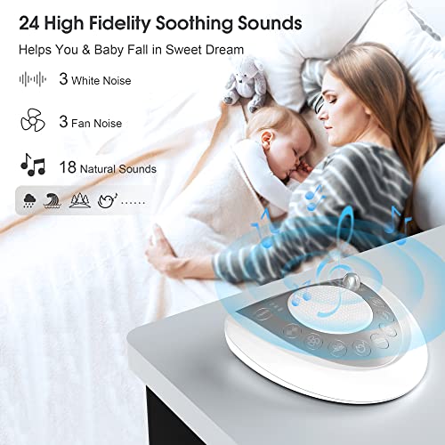 Portable White Noise Sound Machine for Home and Pets