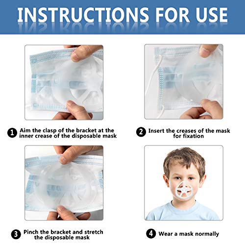 Kids' OCEANTREE 3D Mask Bracket: Enhanced Nose Protection