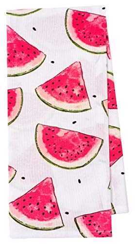 Watermelon Slices Kitchen Dish Towel Set, 100% Cotton