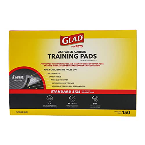 Black Charcoal Puppy Pads | Instant Urine Absorption