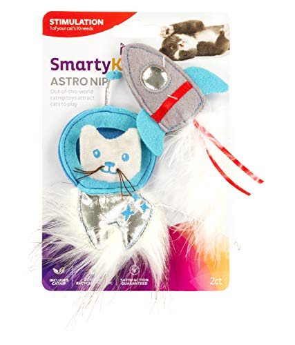 SpaceKat & Rocket: Catnip Filled Plush Cat Toys (Set of 2)