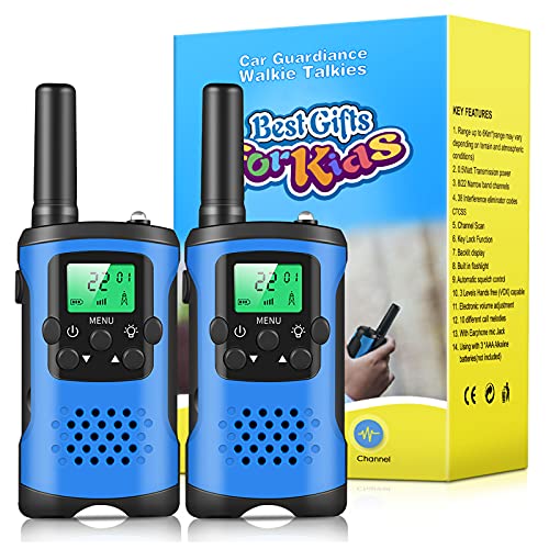 Walkie Talkies for Kids, 22 Channel 2 Way Radio 3 Mile Long Range Kids Toys & Handheld Kids Walkie Talkies, Best Gifts & Top Toys for Boy & Girls Age 3 4 5 6 7 8 9 for Outdoor Adventure Game, Boys Toy