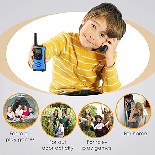 Walkie Talkies for Kids, 22 Channel 2 Way Radio 3 Mile Long Range Kids Toys & Handheld Kids Walkie Talkies, Best Gifts & Top Toys for Boy & Girls Age 3 4 5 6 7 8 9 for Outdoor Adventure Game, Boys Toy