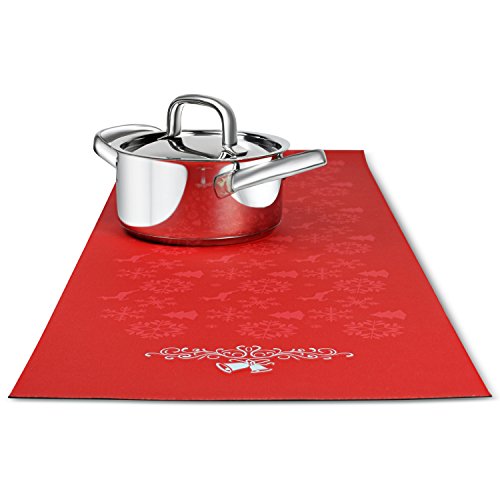 Decorative Trivetrunner: Convenient Heat-Resistant Table Runner (Red)