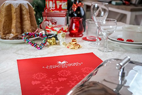 Decorative Trivetrunner: Convenient Heat-Resistant Table Runner (Red)