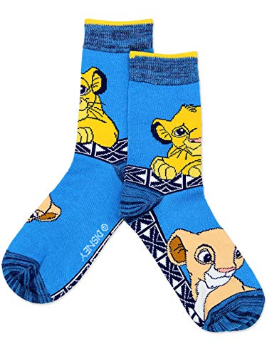 The Lion King Teen Womens Multi pack Socks (Shoe: 4-10 (Sock: 9-11), 3 Pack Crew)
