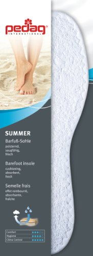 Pedag Summer | Cotton Barefoot Insoles | Handmade in Germany