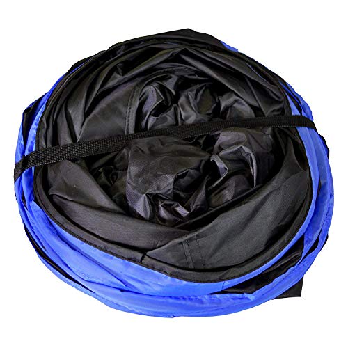 PURRFECT FELINE New Cat Tunnel Design, Collapsible 4-Way Cat Tunnel Ferret Tubes Toy with Crinkle, Great for Kittens, Puppies, Large Cats and Small Dogs (Large)