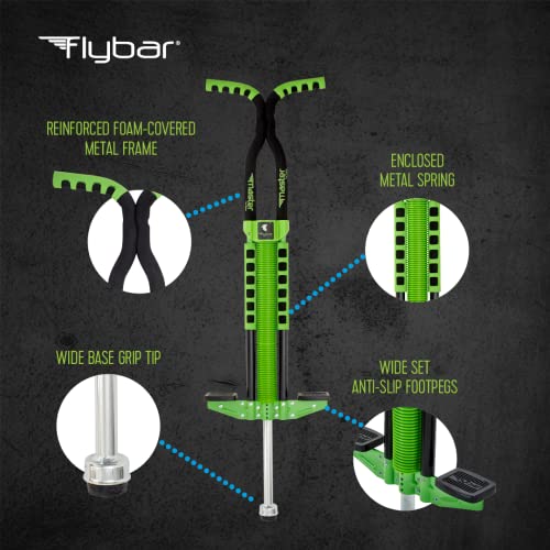 Kid's Flybar Pogo Stick: Green Outdoor Toy