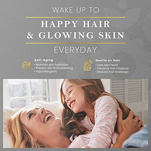 Beauty of Orient - 100% Pure Mulberry Silk Pillowcase for Hair and Skin, 19 Momme Both Sides, Hidden Zipper, Natural Hypoallergenic Silk Pillow Case - Best Sleep (1pc Queen - 20" x 30", Rose Water)