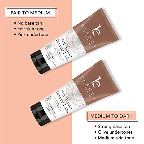 Self Tanner with Organic & Natural Ingredients, Tanning Lotion, Sunless Tanning Lotion for Darker Bronzer Skin, Self Tanning Lotion - Self Tanners Best Sellers, Fake Tan