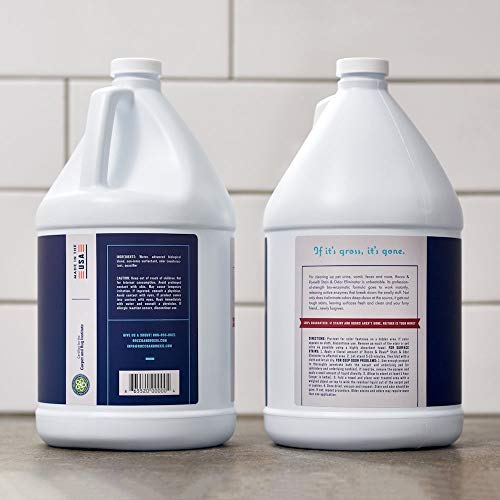 Rocco & Roxie Professional Strength Stain & Odor Eliminator - Enzyme-Powered Pet Odor & Stain Remover for Dog and Cats Urine (Gallon)