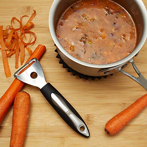 7 Piece Stainless Steel Kitchen Utensil Set - Cookware Gadgets/Accessories - Household Kitchenware - Home Essentials - Premium Cooking Utensils - Chef Essentials - Easy To Clean/Dishwasher Safe