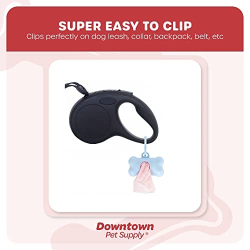 Leak-Proof Dog Waste Bags, Dispenser & Clip