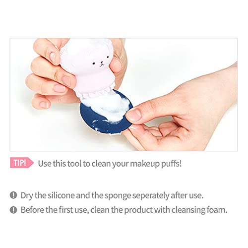 Etude House My Beauty Tool Jellyfish Silicon Brush - All in One Deep Pore Cleansing Sponge & Brush, For Exfoliating, Massage, Cleansing Soft Brush