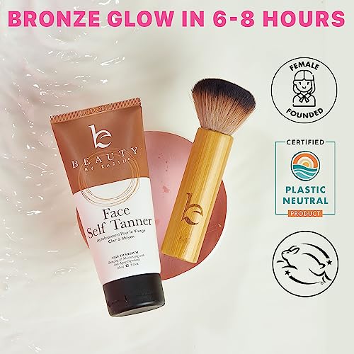 Self Tanner for Face with Organic & Natural Ingredients, Tanning Lotion, Sunless Tanning Lotion for Flawless Darker Bronzer Skin, Self Tanning Lotion - Self Tanners Best Sellers, Fake Tan
