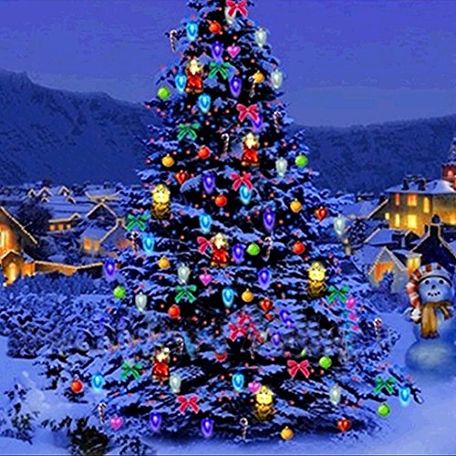 Adarl 5D DIY Diamond Painting Rhinestone Pictures of Crystals Embroidery Kits Arts, Crafts & Sewing Cross Stitch (Christmas E)