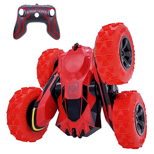 Threeking RC Cars Stunt car Remote Control Car Double Sided 360Â° Flips Rotating 4WD Outdoor Indoor car Toy Present Gift for Boys/Girls Ages 6+