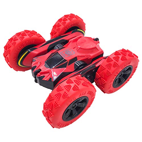 Threeking RC Cars Stunt car Remote Control Car Double Sided 360Â° Flips Rotating 4WD Outdoor Indoor car Toy Present Gift for Boys/Girls Ages 6+
