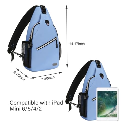MOSISO Mini Sling Backpack,Small Hiking Daypack Travel Outdoor Casual Sports Bag