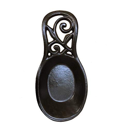 Vintage Spoon Rest, Kitchen Spoon Rest Cast Iron Utensil Rest Ladle Spoon Holder for Cooking Home Decor