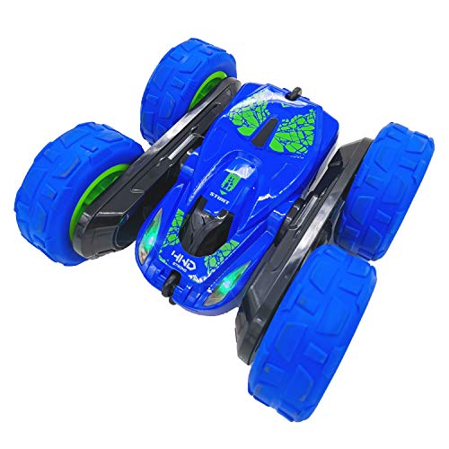 Threeking Rc Cars Outside Toys for Kids Ages 6+ Outdoor Indoor Toys Birthday Gift Present 1/28 4WD 2.4Ghz Rechargeable Remote Control Car Rc Stunt Car