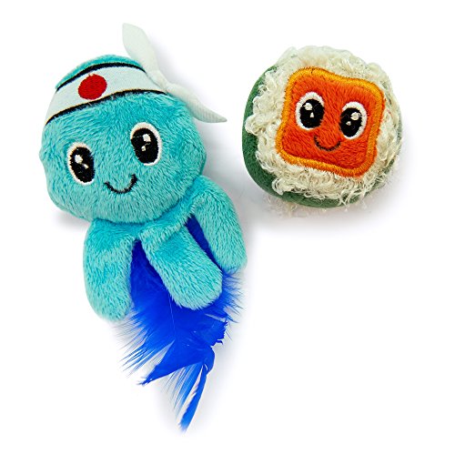 Pet Craft Supply Silly Snacks and Funny Food Crinkle Cuddling Catnip and Silvervine Interactive Cat Toys - Great for Indoor Cats and Kittens