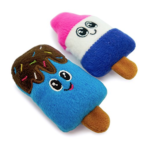 Pet Craft Supply Silly Snacks and Funny Food Crinkle Cuddling Catnip and Silvervine Interactive Cat Toys - Great for Indoor Cats and Kittens