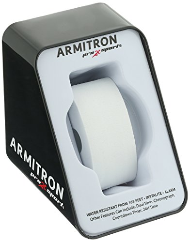 Armitron Sport Men's Quartz Sport Watch with Plastic Strap, Black, 22 (Model: 40/8397RBK)