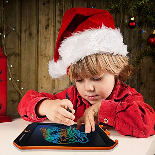 Spring&Color LCD electronic board toy for 4-9 year old boys, teenage boys and girls birthday present, Christmas gift, 8.5 inch handwritten paper drawing board, suitable for home and outdoor (orange C?
