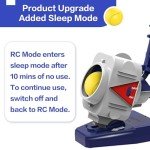 iPlay, iLearn 2 in 1 Baseball & Tennis Pitching Machine, Remote Control Bat, Automatic Pitcher, Active Training Toys Set, Outdoor Sport Games, Gifts for 5, 6, 7 Year Olds Kids, Boys, Girls