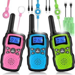 Walkie Talkies for Kids and Adults, 3 Pack
