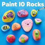 Creativity for Kids Hide & Seek Rock Painting Kit - Arts & Crafts For Kids - Includes Rocks & Waterproof Paint